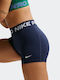 Dri-Fit Mid-rise Training Women's Bike Leggings Midnight Navy / White