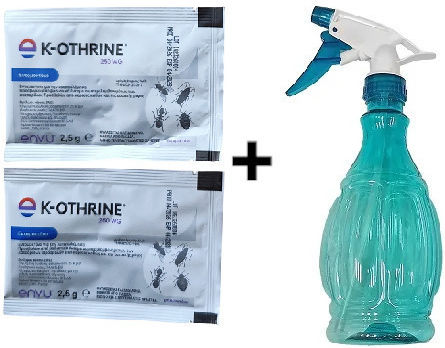 2 X K-othrine 250wg Σκόνη Κατσαρίδες Μυρμήγκια Μύγες 2.5gr 1λτ Κ5-ps300-1