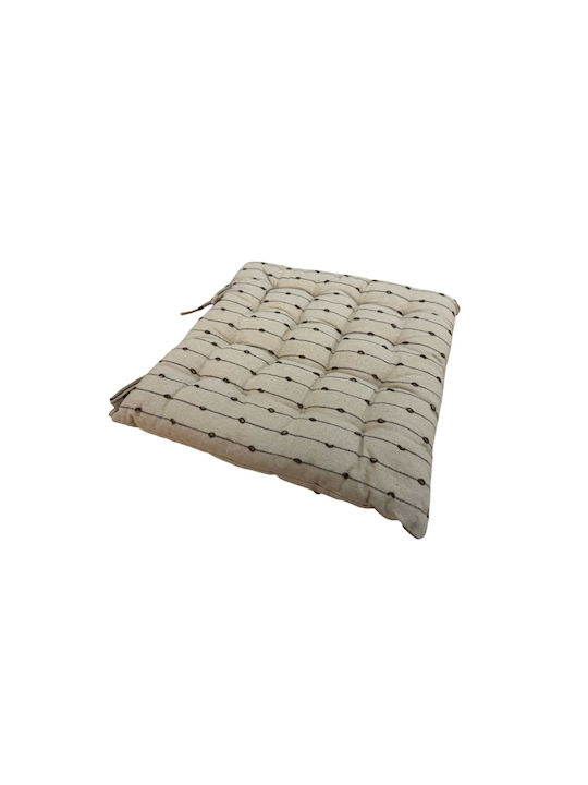 Linea Home Garden Chair Cushion Ginger Ginger 40x40cm