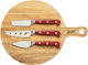 Berkel Berkel Schneidebretter Hölzernes Rote 36x36cm 4 Stück