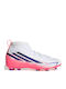 F50 Hyperfast League FG Kids Soccer Cleats With Molded Studs White
