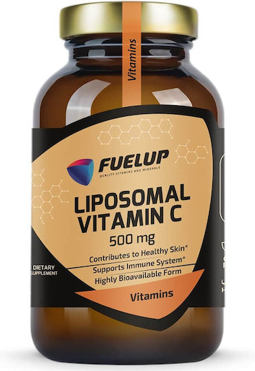 Fuel Up Liposomal Vitamin C Vitamin for Immune Support, Skin & Antioxidant Action 500mg 120 Vegetable Capsules