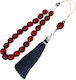 Handmade Scented Nutmeg Red 22 Beads Tassel