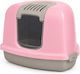 Closed Corner Pink Cat Toilet M58 x W45 x H40cm