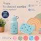 Kids Water Bottle Thermos Silicone With Straw Coffee 350ml