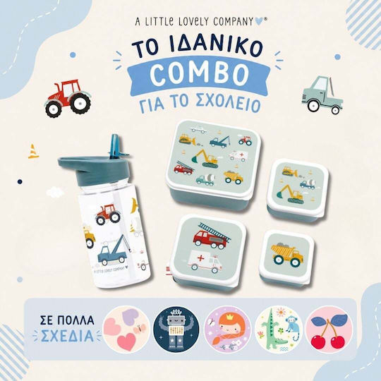 A Little Lovely Company Παιδικό Παγούρι Πλαστικό