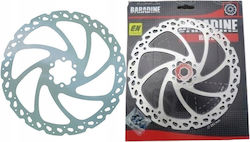 Fahrrad-Bremsscheibe 203mm + 6-T25 Schrauben Baradine Db-01