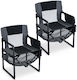 Costway Beach Chair Black 90.2x54.6x68.6cm