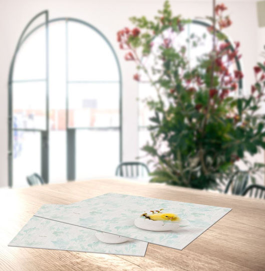 Easter Double-Sided Polyester Placemat 07 Easter 45x33cm Saint Clair Set 4 Pieces Polyester Fabric Saint Clair 5206480464812