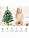 Costway Mini Weihnachtsdekorationen mit Bäumen Büro 60 cm Cm25034