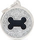 My Family Hunde-Identifikationsmarke Silber Gli...