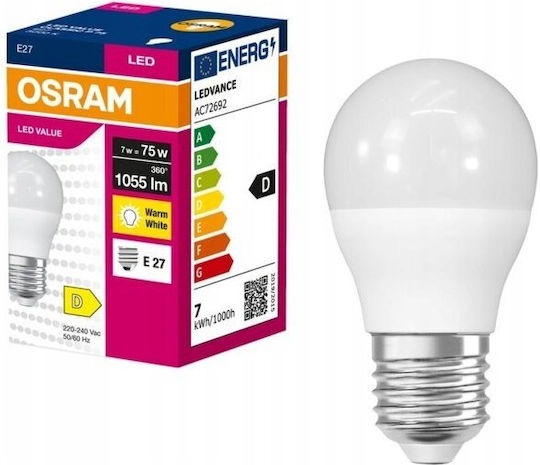 Eko Light LED Bulb 7W for E27 Socket Warm White 1055lm