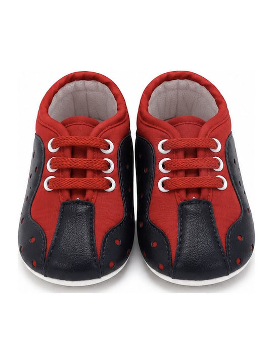 Panino Baby Soft-Sole Sneakers Red