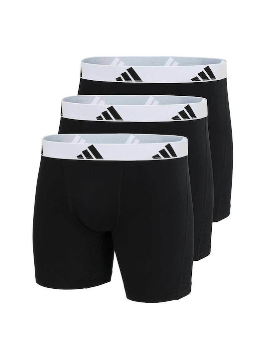 Herren Boxershorts Schwarz 3er Pack