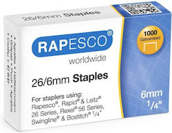 Rapesco Bürobedarf Größe 26/6 Mm 1000 Stück
