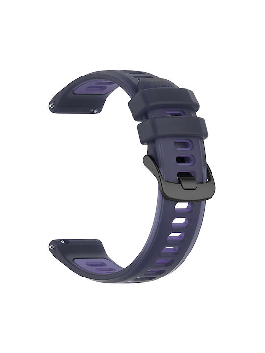 Λουράκι Σιλικόνης Semi-transperent Pattern Amazfit Gtr 4 46mm Purple