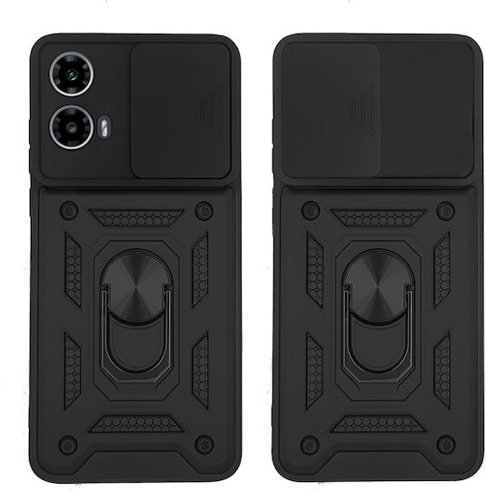 Калъф Ring Armor Campro Sonique Motorla Moto G34 5g Черен