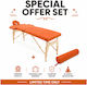 iCosmetics Portable Orange Wooden Physiotherapy...