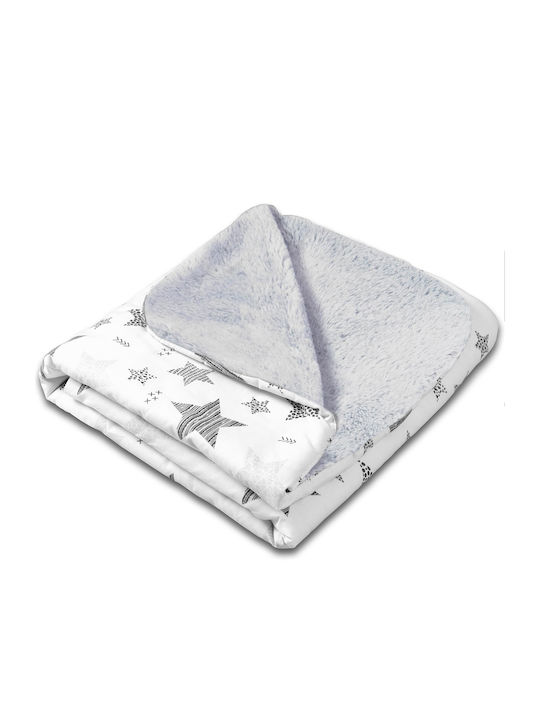 Kidizi Pătură Pepinieră Swaddling 100% Bumbac Gri 100x78cm