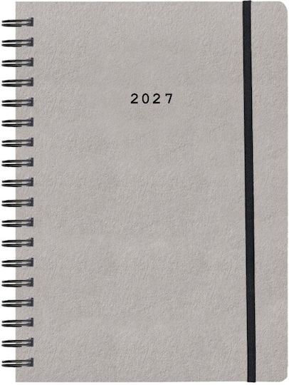 Next Дневна програма Natural 2027 Сив Спирала 14x21см.