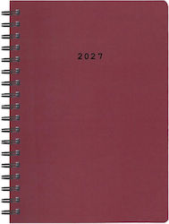Next Classic Agenda 2027 Burgundy Spiral With Personalization Next Classic Agenda 2027 Burgundy Spiral With Personalization
