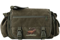 Forsport Suede Hunting Report Bag Rlz3 Olive Deer Roaring In Grass