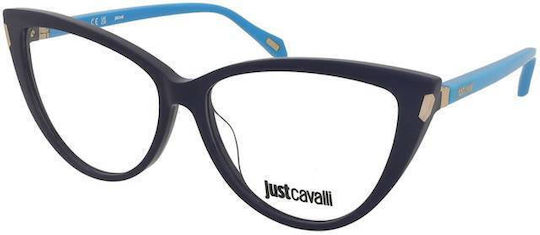 Just Cavalli Vjc126 09ql Brillengestelle mit Rezept Blau Schildpatt