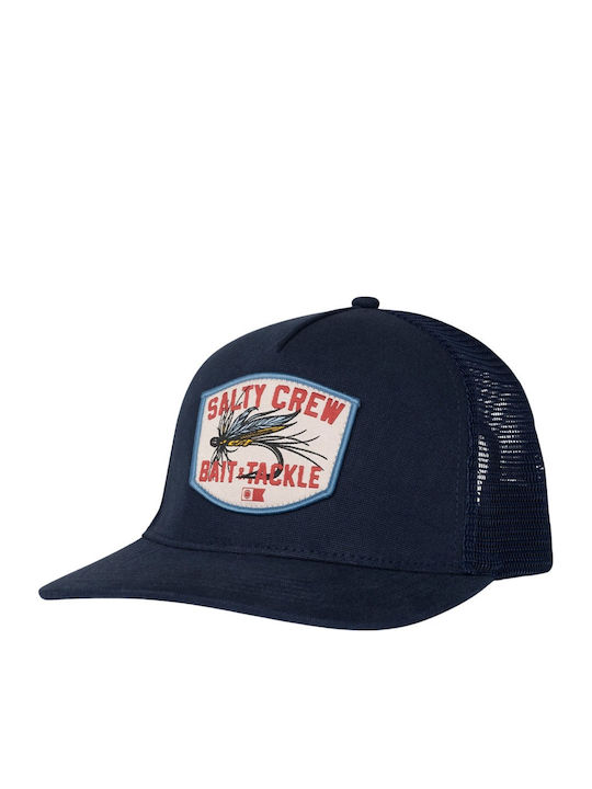 Salty Crew Fishing Co Trucker Cap Midnight Navy