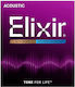 Elixir Medium Set of 80/20 Bronze Acoustic Guitar Strings 13 - 56"