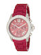 Michael Kors Everest Ceas Dama Cronograf Cu Curea Din Cauciuc Burgundy