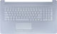 Laptop Keyboard Keyboard Palmrest Hp 17-by 17-ca 17t-by400 17-by2004nv 17-ca0000au 17-ca0000ax 17-ca0001a 17z-ca300 6070b1308113 L22750-001 L92783-001 L20193-001 L48409-001 US Silver Code 40987usnoblpalmsil