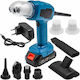 SPV Autostaubsauger & Gebläse 2-in-1 Wiederaufladbar 12V 150W Blau