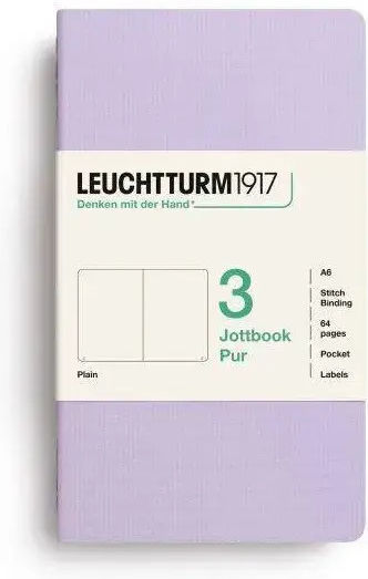 Leuchtturm1917 Leuchtturm1917 Notizbuch A6 mit Weiße Seiten Lila