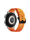 Λουράκι Woven Nylon Garmin Forerunner 255 Vivoactive 4 Venu 2 45mm Orange