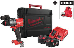 Milwaukee M18 Κρουστικό Δραπανοκατσάβιδο 2x5Ah Milwaukee M18 Κρουστικό Δραπανοκατσάβιδο 2x5Ah
