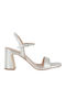 Leather Silver Sandals