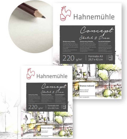 Concept Sketch & Draw 220gsm Hahnemuhle A4 210 X 297 Mm
