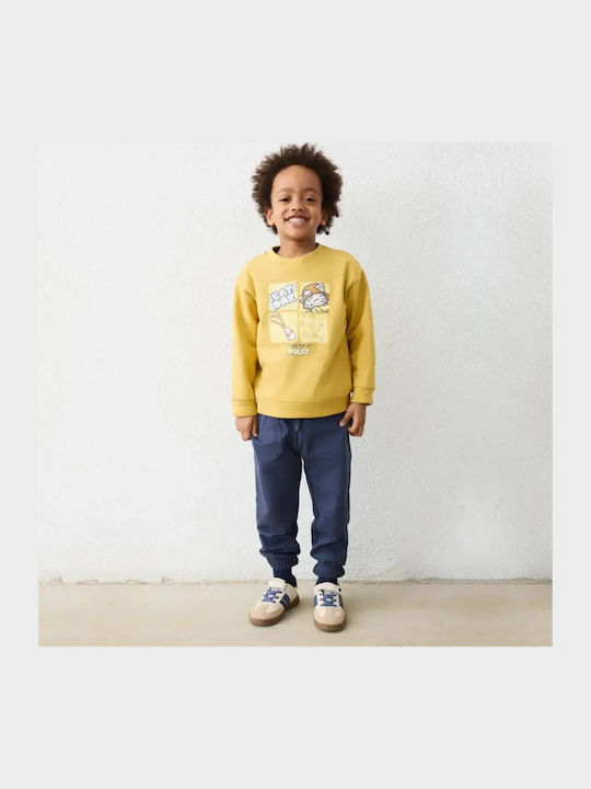 Mayoral Kids Sweatpants Set Yellow