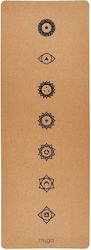 Myga Trainingsmatte Yoga Beige (200x70cm)