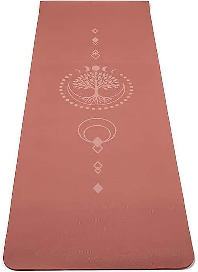 Yogi & Yogini Στρώμα Γυμναστικής Yoga Πορτοκαλί