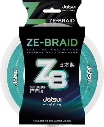 Jatsui Ze-braid Z8 Grüne Angelschnur 150m 1.2pe 0.18mm