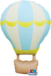 Foil Balloon Hot Air Balloon Light Blue 54 X 87 Cm Foil Balloon Hot Air Balloon Light Blue 54 X 87 Cm