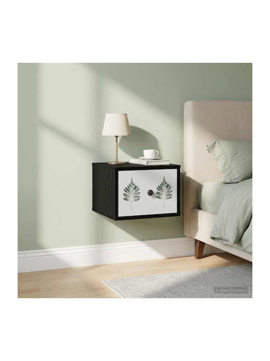 Wooden Black Bedside Table 36x33x25cm