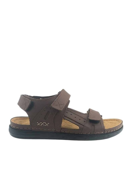 Herrensandalen in Braune Farbe