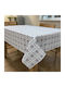 Linea Home Tablecloth N2605 Grey 140x140cm