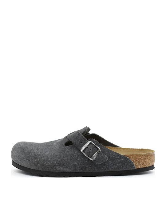 Birkenstock Boston Κλειστές Δερμάτινες Χειμεριν...