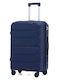 Sunshine Large Blue Travel Suitcase Height 75cm