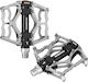 Rockbros Bicycle Pedals Flat Silver