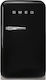 Smeg Retro Мини бар 34л В72.5xШ40.4xД50см Черен FAB5RBL6