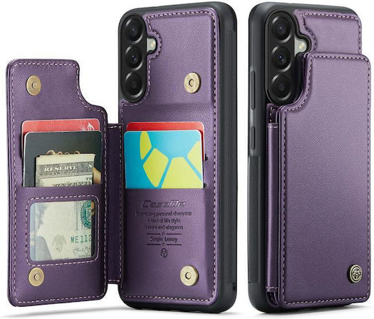 Caseme Wallet din piele / piele artificială violet (Galaxy A37Nokia C22)
